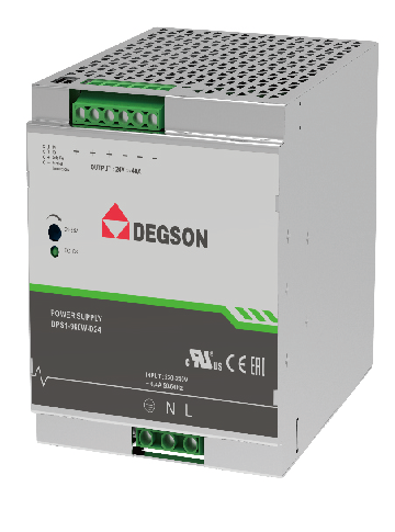 Bộ nguồn 24VDC gắn Dinrail,Nguồn tủ điện DPS1 – 960W – D24 – 02A(H) chính hãng Degson