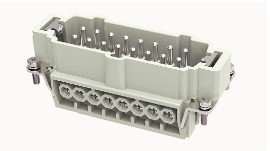 Đầu nối công nghiệp 16 chân + PE,Jack cắm đực,loại 16 chân DE-016-M