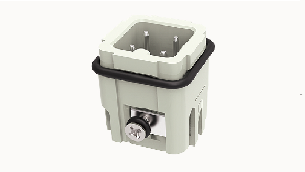 Đầu nối công nghiệp 3 chân + PE,đầu nối dương, Điện áp định mức:400/230V, Dòng điện định mức:10A, Đầu nối vít