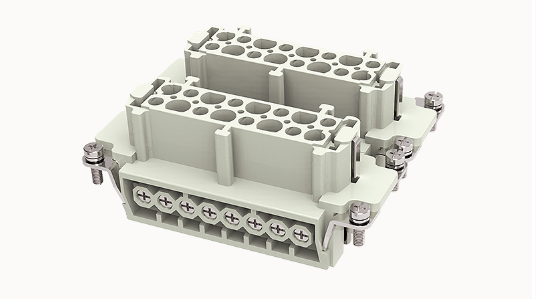 Đầu nối công nghiệp 32 chân + PE,Jack cắm cái,loại 32 chân DE-016-M - DE-016-M (17-32)