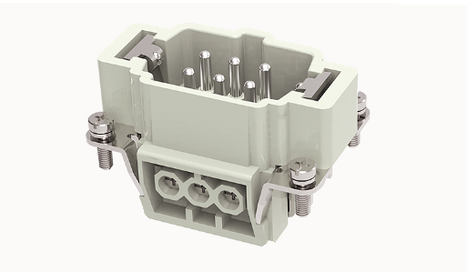 Đầu nối công nghiệp 6 chân + PE,Jack cắm đực,loại 6 chân DE-006-M