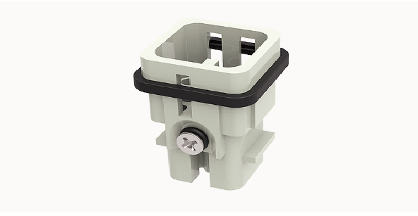 Đầu nối công nghiệp 7 chân + PE,đầu nối dương, Điện áp định mức:4KV/250V, Dòng điện định mức:10A,kết nốt ghim bấm,thích hợp cho các trường rung