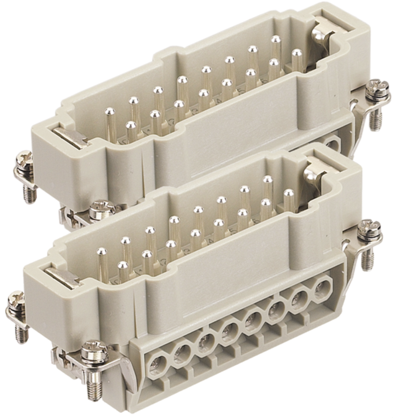 Đầu nối điện công nghiệp, Han E ,32 chân + PE, Jack cắm đực,32 chân + PE,Han E,Series vỏ Han 32 B.