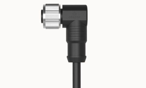 Đầu nối tròn liền cáp đúc (Connecter ) M12, 3 Pin,loại vuông góc.dây cáp đúc 1 mét,2 mét và nhiều mét cáp theo yêu cầu.