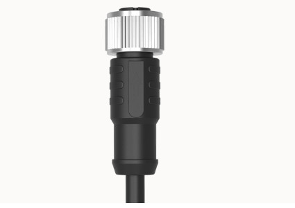 Đầu nối tròn liền cáp đúc (Connecter ) M12, 8 Pin,loại thẳng.dây cáp đúc 1 mét,2 mét và nhiều mét cáp theo yêu cầu.