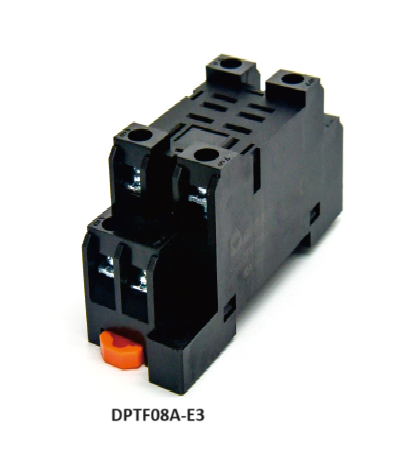 Đế Rơle trung gian loại DPTF08A-E3-00A(H) 16A,loại 8 chân dẹp lớn.