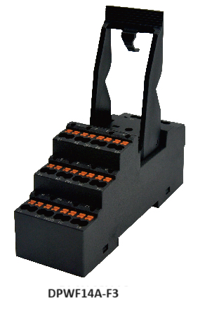 Đế Rơle trung gian loại DPWF14-F3-00A(H）14 chân dẹp nhỏ / 10A (dạng ...