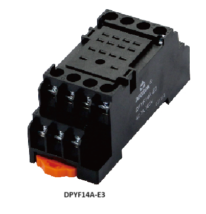 Đế Rơle trung gian loại DPYF14A-E3-00A(H) 7A,loại 14 chân dẹp nhỏ.