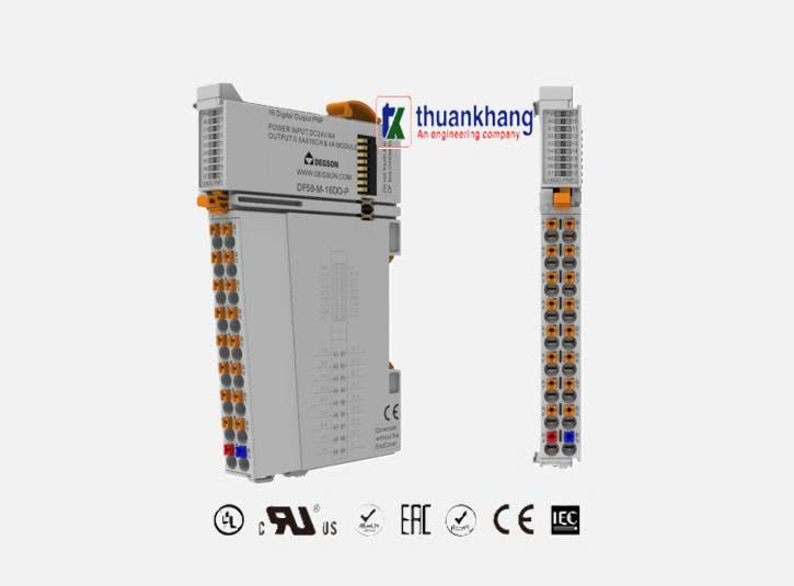 I/O MODULE , MÔ-ĐUN MỞ RỘNG VỚI 16 ĐẦU RA PNP ( DF58-M-16DO-P)