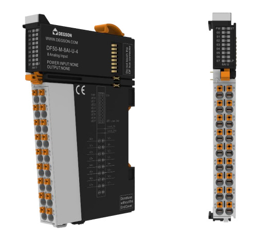 I/O MODULE , MÔ-ĐUN MỞ RỘNG VỚI 8  KÊNH ĐẦU VÀO ANALOG (DF50-M-8AI-U-4)
