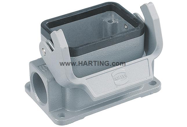 Phụ kiện đế đầu nối dây điện Han 6B,dùng cho các dòng (Series : Han E ...) Tuyến cáp vào M20.