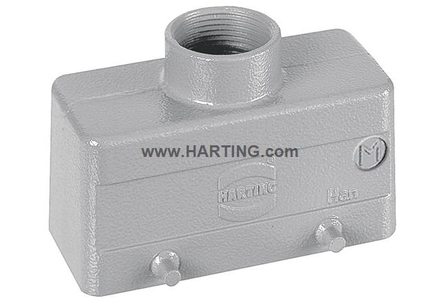 Phụ kiện vỏ đầu nối dây điện Han 10B,dùng cho các dòng (Series : Han E ...)Tuyến cáp vào M25.