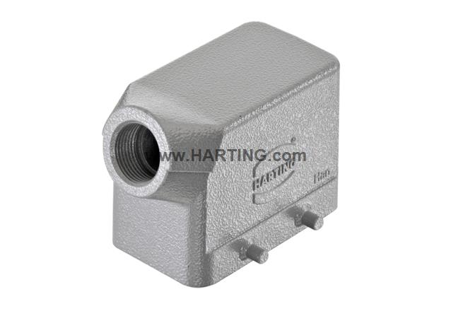 Phụ kiện vỏ đầu nối dây điện Han 10B,dùng cho các dòng (Series : Han E ...)Tuyến cáp vào M25.