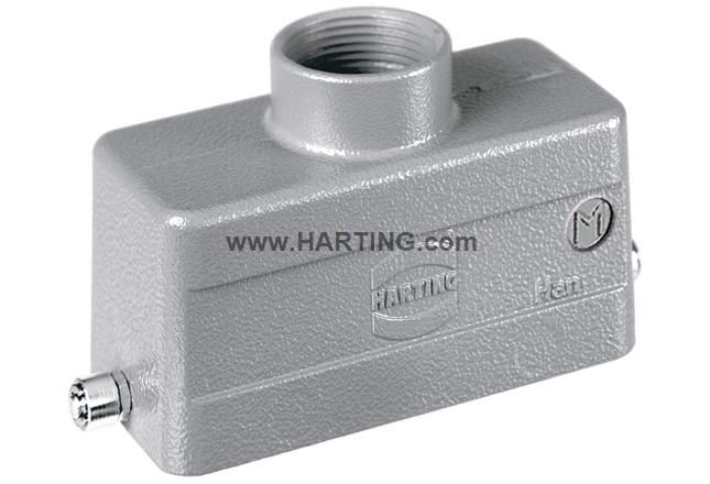 Phụ kiện vỏ đầu nối dây điện Han 10B,dùng cho các dòng (Series : Han E ...)Tuyến cáp vào M25.