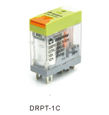 Rơle trung gian loại DRPT-1C-LR-D24-02A(H), 1 cực , 5 chân , 24VDC/12A