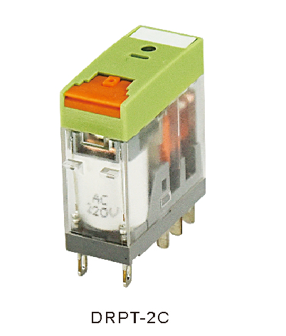 Rơle trung gian loại DRPT-2C-LR-D24-02A(H), 2 cực , 8 chân , 24VDC/8A