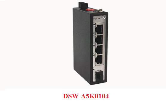 Thiết bị chuyển mạch công nghiệp, 1 Cổng 100BaseX SFP & 4 Cổng 10/100BaseT. (Industrial Ethernet Switch Unmanaged) không được quản lý