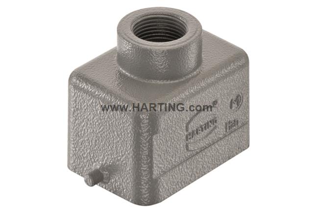 Phụ kiện vỏ đầu nối dây điện Han 6B,dùng cho các dòng (Series : Han E ...)Tuyến cáp vào M20.